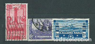 Selos: Italia - Correo 1931 Yvert 280/2 usado Barcos