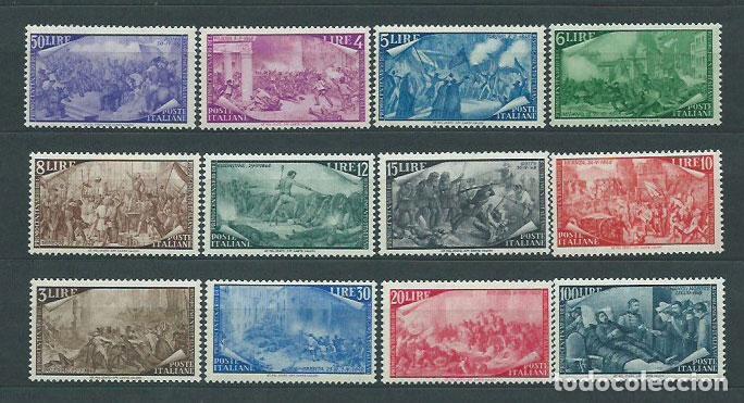 Selos: Italia - Correo 1948 Yvert 518/29 ** Mnh