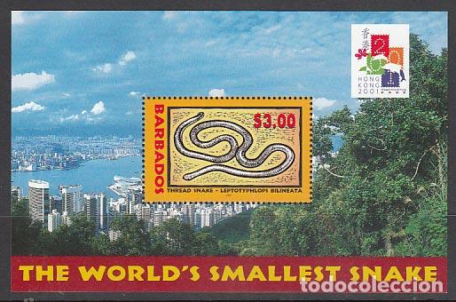Selos: Barbados - Hojas Yvert 42 ** Mnh Fauna serpiente