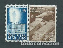 Selos: Italia - Correo 1951 Yvert 595/6 * Mh