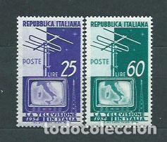 Stamps: Italia - Correo 1954 Yvert 672/3 * Mh
