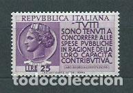 Stamps: Italia - Correo 1954 Yvert 674 * Mh