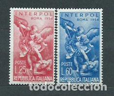 Stamps: Italia - Correo 1954 Yvert 681/2 * Mh