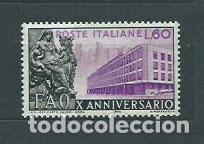 Stamps: Italia - Correo 1955 Yvert 699 ** Mnh