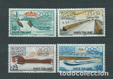 Stamps: Italia - Correo 1956 Yvert 720/3 * Mh