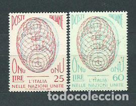 Stamps: Italia - Correo 1956 Yvert 734/5 ** Mnh