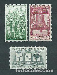 Stamps: Italia - Correo 1958 Yvert 770/2 ** Mnh