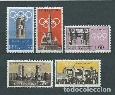 Stamps: Italia - Correo 1959 Yvert 788/92 ** Mnh Deportes