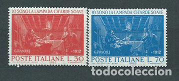 Stamps: Italia - Correo 1962 Yvert 862/3 ** Mnh