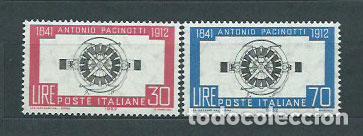 Stamps: Italia - Correo 1962 Yvert 864/5 ** Mnh