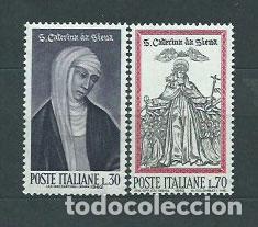 Stamps: Italia - Correo 1962 Yvert 866/7 ** Mnh Religi&oacute;n