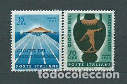 Stamps: Italia - Correo 1963 Yvert 893/4 ** Mnh Juegos Deportivos