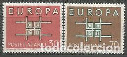 Stamps: Italia - Correo 1963 Yvert 895/6 ** Mnh Europa