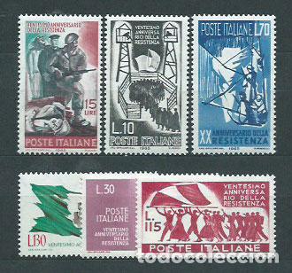 Stamps: Italia - Correo 1965 Yvert 916/21 ** Mnh