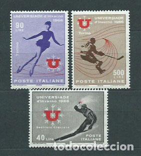 Stamps: Italia - Correo 1966 Yvert 940/2 ** Mnh Deportes