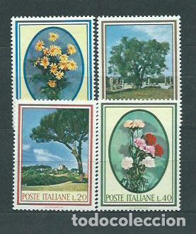 Stamps: Italia - Correo 1966 Yvert 946/9 ** Mnh Flora
