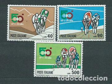 Stamps: Italia - Correo 1967 Yvert 971/3 ** Mnh Deportes Ciclismo