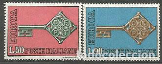 Stamps: Italia - Correo 1968 Yvert 1010/1 ** Mnh Europa
