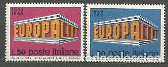 Stamps: Italia - Correo 1969 Yvert 1034/5 ** Mnh Europa
