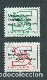 Stamps: Italia - Correo 1969 Yvert 1037/8 ** Mnh