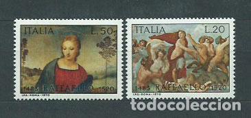 Stamps: Italia - Correo 1970 Yvert 1043/4 ** Mnh Pinturas
