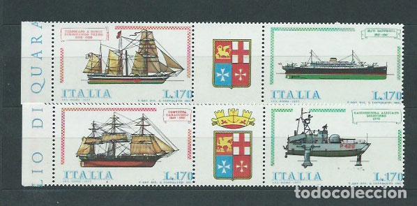 Stamps: Italia - Correo 1977 Yvert 1311/4 ** Mnh Barcos