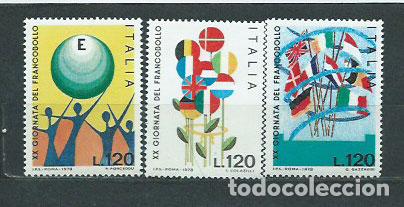 Stamps: Italia - Correo 1978 Yvert 1364/6 ** Mnh Dia del Sello
