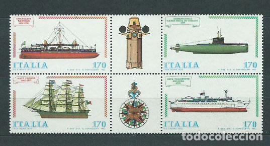 Stamps: Italia - Correo 1979 Yvert 1405/8 ** Mnh Barcos