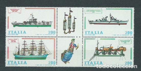 Stamps: Italia - Correo 1980 Yvert 1460/3 ** Mnh Barcos