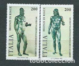 Selos: Italia - Correo 1981 Yvert 1507/8 ** Mnh Arqueologia