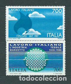 Selos: Italia - Correo 1987 Yvert 1735/6 ** Mnh