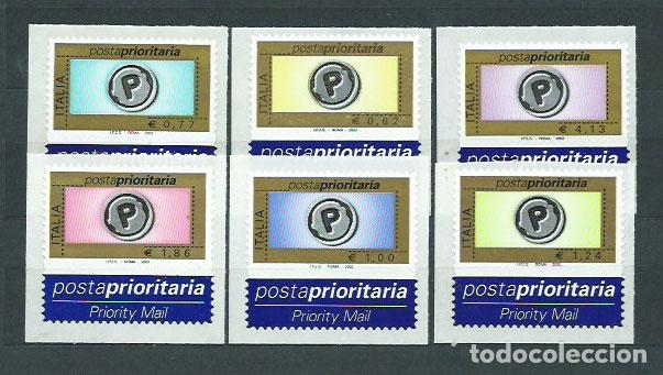 Selos: Italia - Correo 2002 Yvert 2546/51 ** Mnh