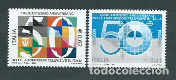 Sellos: Italia - Correo 2004 Yvert 2682/3 ** Mnh