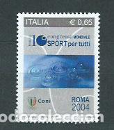 Sellos: Italia - Correo 2004 Yvert 2753 ** Mnh Deportes