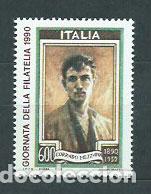 Sellos: Italia - Correo 1990 Yvert 1897 ** Mnh Dia de la Filatelia