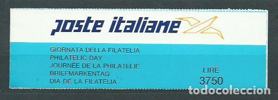 Sellos: Italia - Correo 1992 Yvert 1975 Carnet ** Mnh Dia de la Filatelia