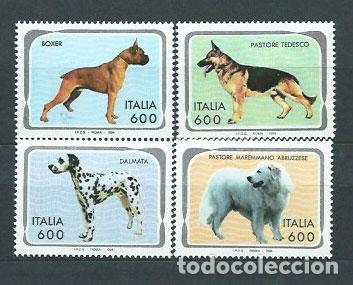 Sellos: Italia - Correo 1994 Yvert 2047/50 ** Mnh Fauna Perros