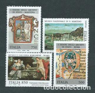 Sellos: Italia - Correo 1995 Yvert 2115/8 ** Mnh Tesoros de Museos