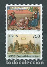 Sellos: Italia - Correo 1995 Yvert 2144/5 ** Mnh Navidad