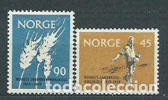 Sellos: Noruega - Correo 1959 Yvert 394/5 * Mh