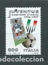 Sellos: Italia - Correo 1997 Yvert 2243 ** Mnh F&uacute;tbol