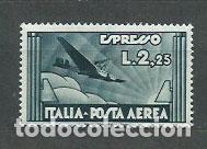 Sellos: Italia - Aereo Yvert 41 ** Mnh Avi&oacute;n