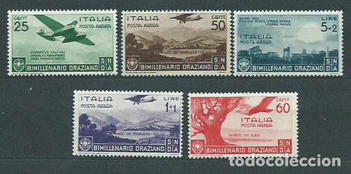 Sellos: Italia - Aereo Yvert 91/5 ** Mnh Avi&oacute;n