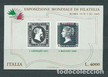 Sellos: Italia - Hojas Yvert 3 ** Mnh Exposici&oacute;n Filatelica