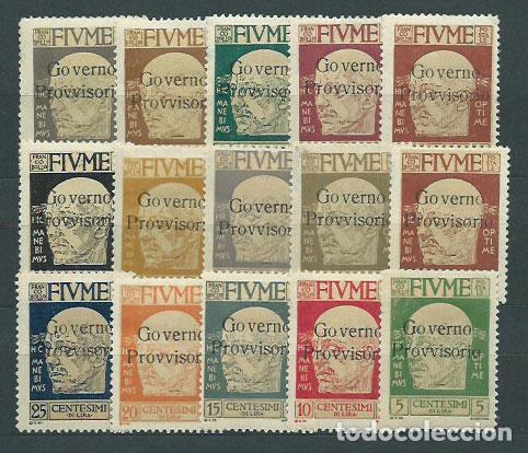 Timbres: Italia - Fiume Correo Yvert 132/46 * Mh