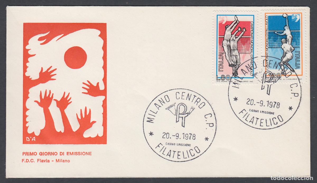 Timbres: Italia Sobres Primer Dia FDC Yvert 1356/1357 - Milano 1978