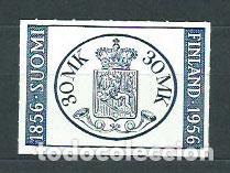 Timbres: Finlandia - Correo 1956 Yvert 439 ** Mnh Centenario del sello