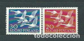 Timbres: Finlandia - Correo 1956 Yvert 445/6 * Mh D&iacute;a de los pa&iacute;ses N&oacute;rdicos