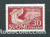 Timbres: Finlandia - Correo 1957 Yvert 456 ** Mnh Sindicatos