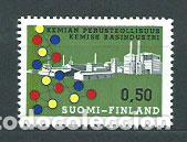 Selos: Finlandia - Correo 1970 Yvert 635 ** Mnh Industria qu&iacute;mica